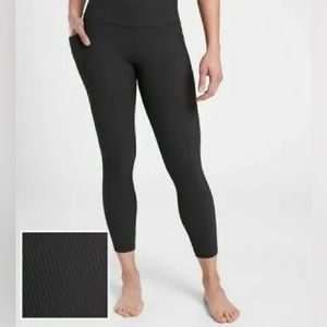Athleta salutation ribbed 2 7/8 high rise legging
